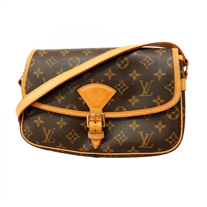 Louis Vuitton Shoulder Bag Monogram Sologne M42250 Brown Ladies