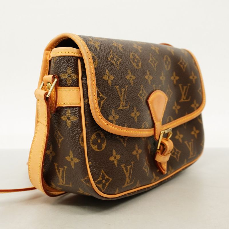 Louis Vuitton Shoulder Bag Monogram Sologne M42250 Brown Ladies
