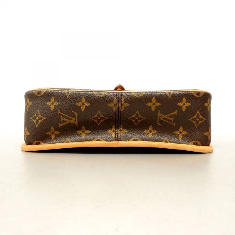 Louis Vuitton Shoulder Bag Monogram Sologne M42250 Brown Ladies