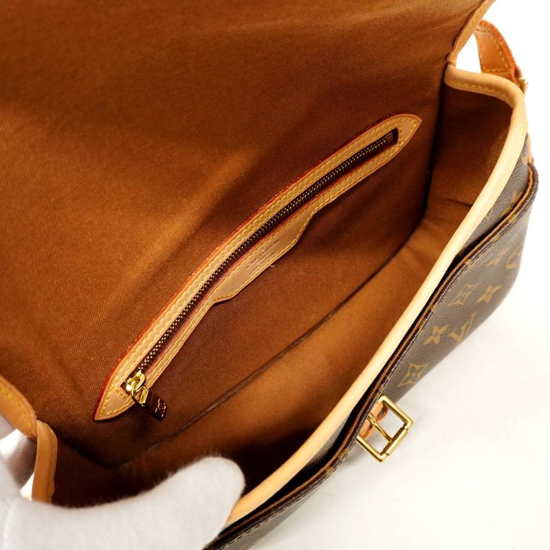 Louis Vuitton Shoulder Bag Monogram Sologne M42250 Brown Ladies