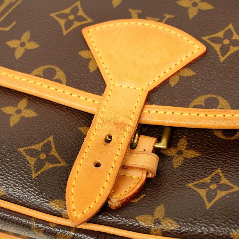 Louis Vuitton Shoulder Bag Monogram Sologne M42250 Brown Ladies