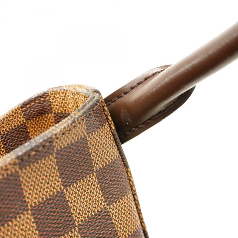 Louis Vuitton Shoulder Bag Damier Looping GM N51144 Ebène SPO Ladies