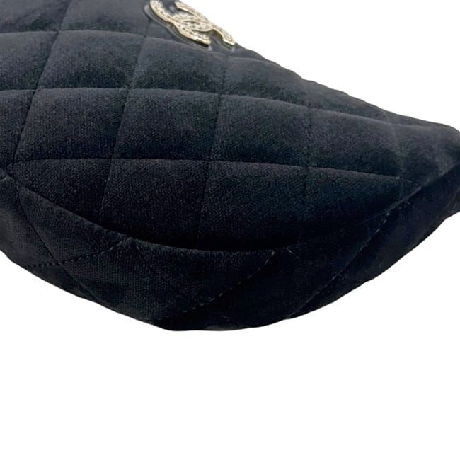 Chanel Shoulder Bag Half Moon Chain Bag Black 2024