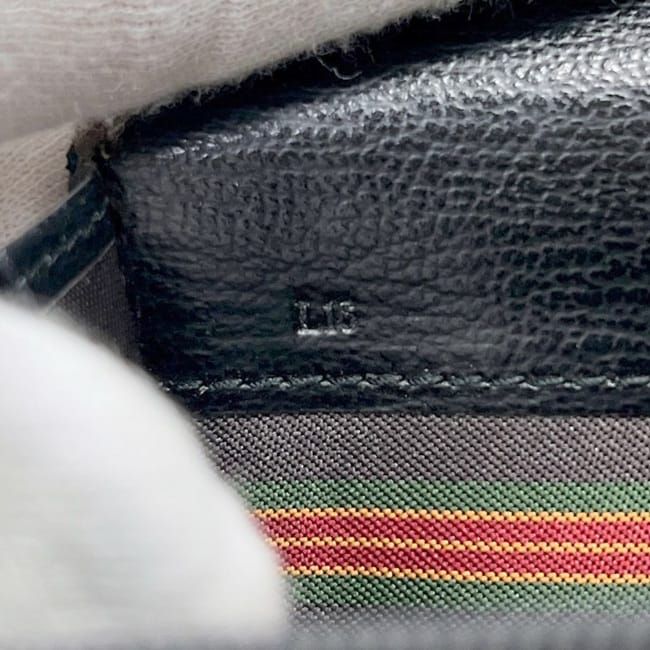 Loewe Fold Long Wallet Brown Black Velazquez Wallet Leather Preowned