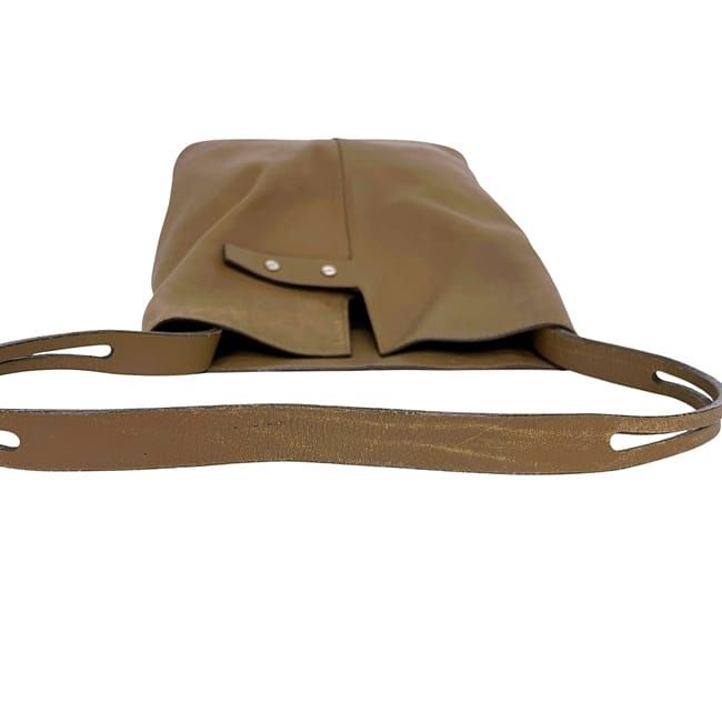 Loewe Shoulder Bag Brown Light Leather Preowned L20 Loewe