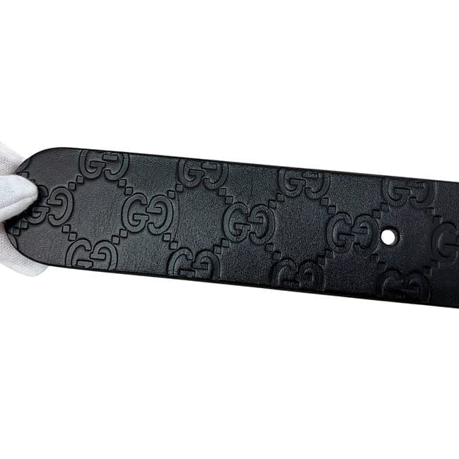 Gucci Belt Black Cima 211362 479610 90 36 Excellent Condition