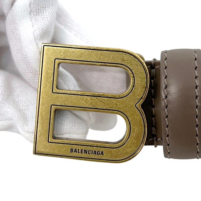 Balenciaga Belt Beige 640828 1212 S 501523 80