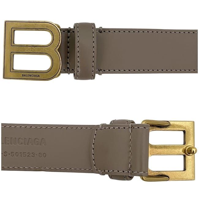 Balenciaga Belt Beige 640828 1212 S 501523 80