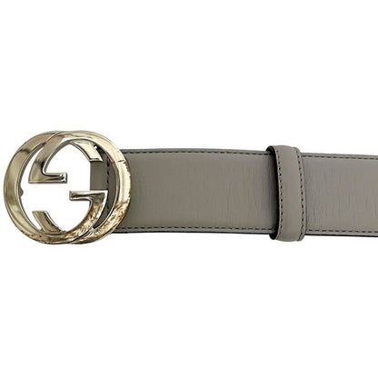Gucci Belt Grey Interlocking 546386 Ap00g 85