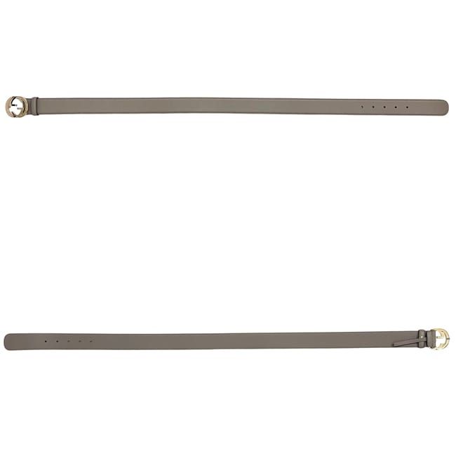 Gucci Belt Grey Interlocking 546386 Ap00g 85