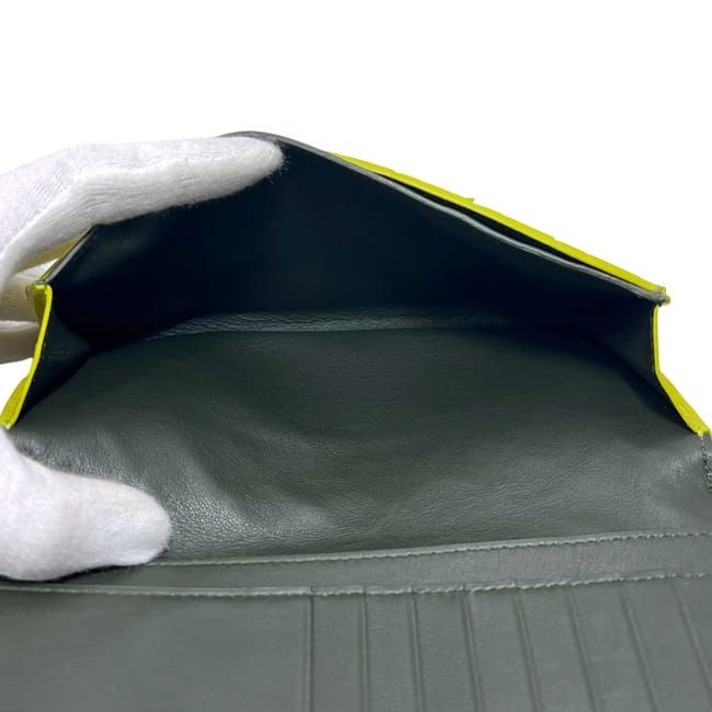 Bottega Veneta Bifold Long Wallet Yellow Cassette 676593 Wallet