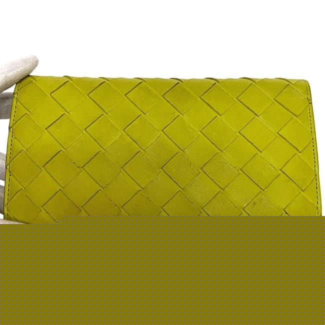 Bottega Veneta Bifold Long Wallet Yellow Cassette 676593 Wallet