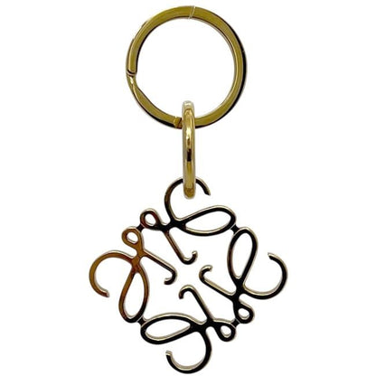 Loewe Key Ring Gold Anagram 111.29.203 Excellent Condition Logo