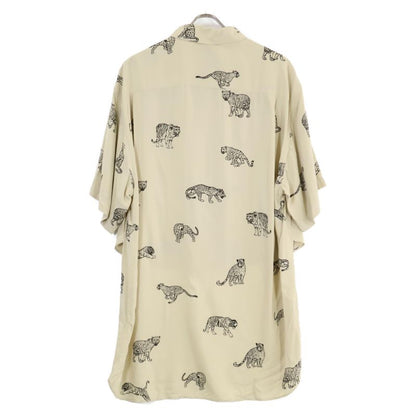 Celine2c708362q Fee-line Print Loose Tail Coat Short-slee