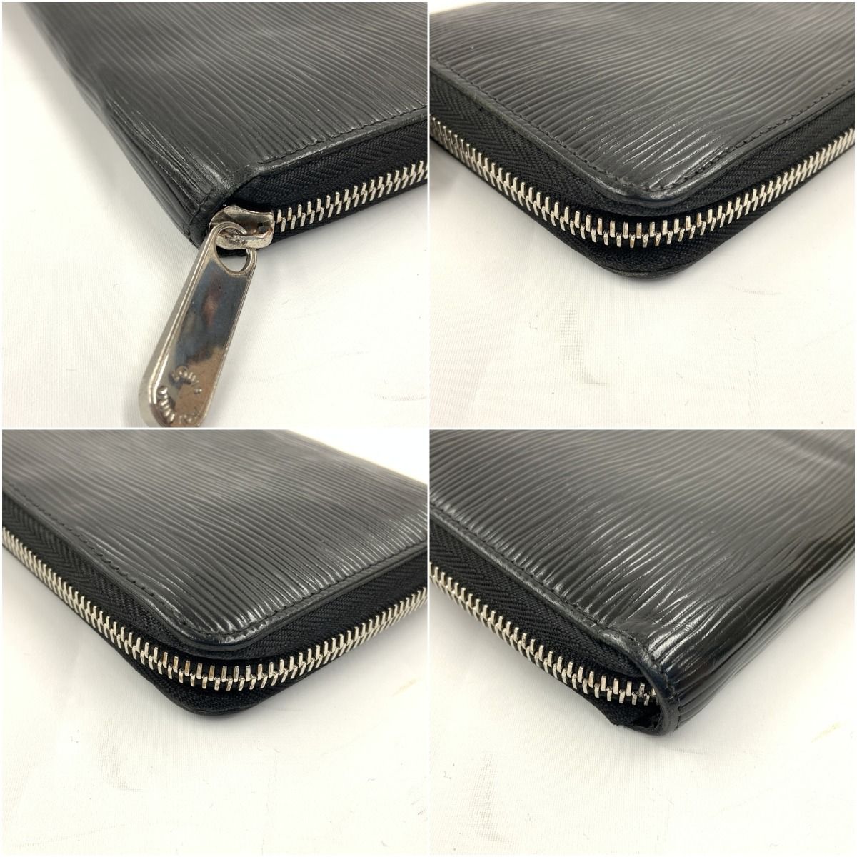 Louis Vuitton Epi Zippy Wallet Long Wallet M61857 Black