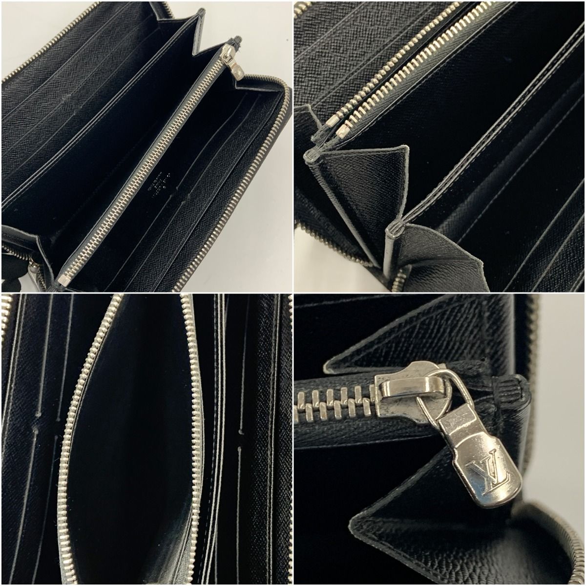 Louis Vuitton Epi Zippy Wallet Long Wallet M61857 Black