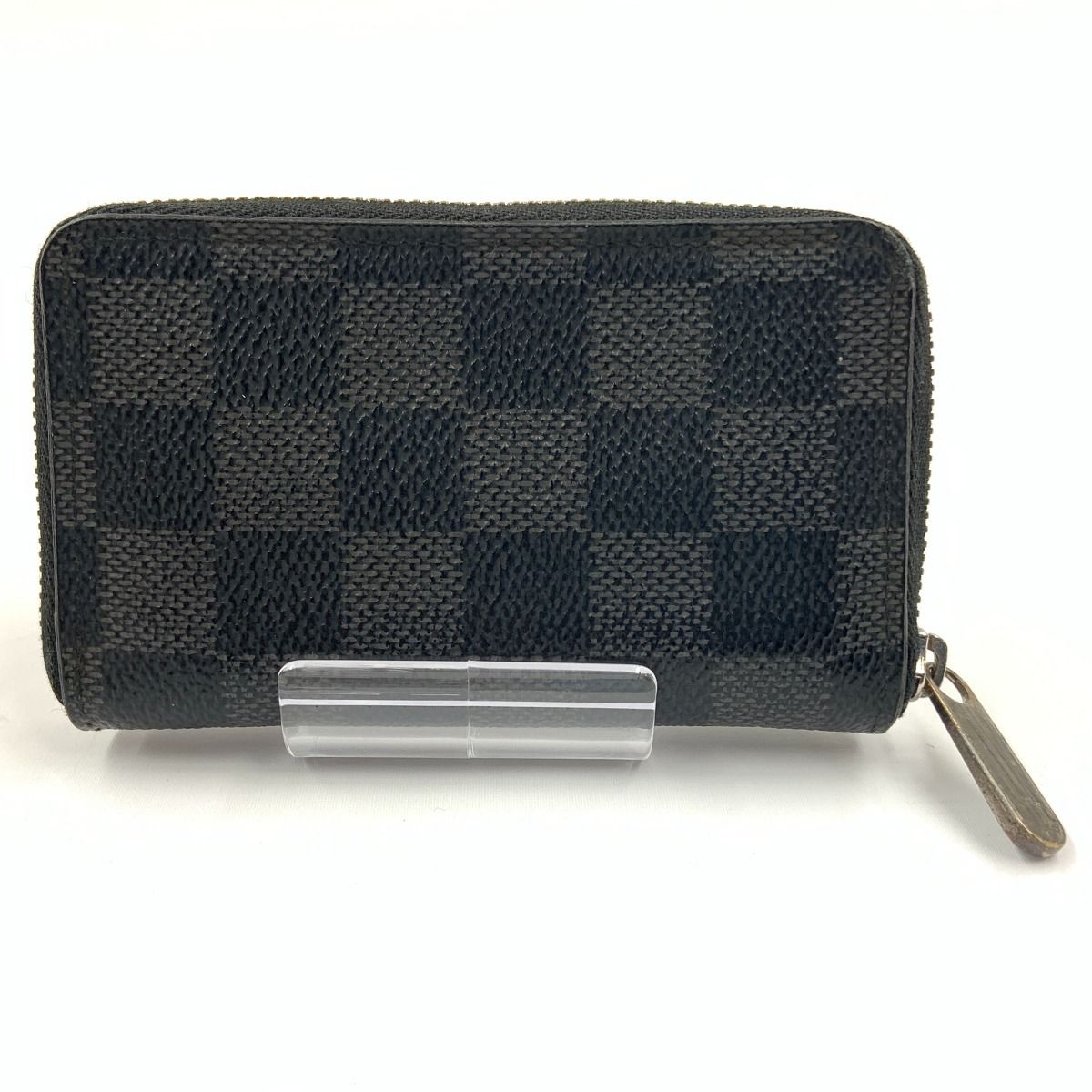 Louis Vuitton Mie Graphite Zippy Coin Purse Coin Case N63076 Black