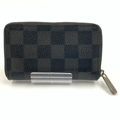 Louis Vuitton Mie Graphite Zippy Coin Purse Coin Case N63076 Black