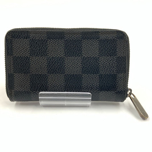 Louis Vuitton Mie Graphite Zippy Coin Purse Coin Case N63076 Black