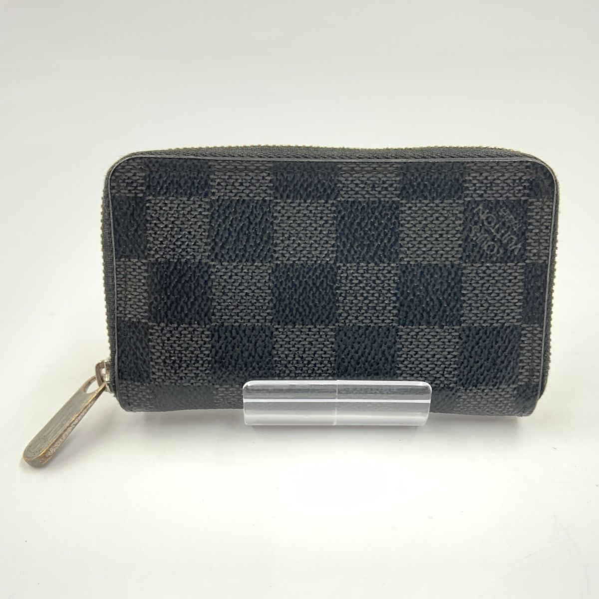 Louis Vuitton Mie Graphite Zippy Coin Purse Coin Case N63076 Black