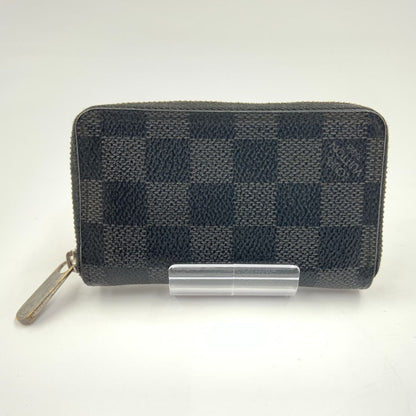 Louis Vuitton Mie Graphite Zippy Coin Purse Coin Case N63076 Black