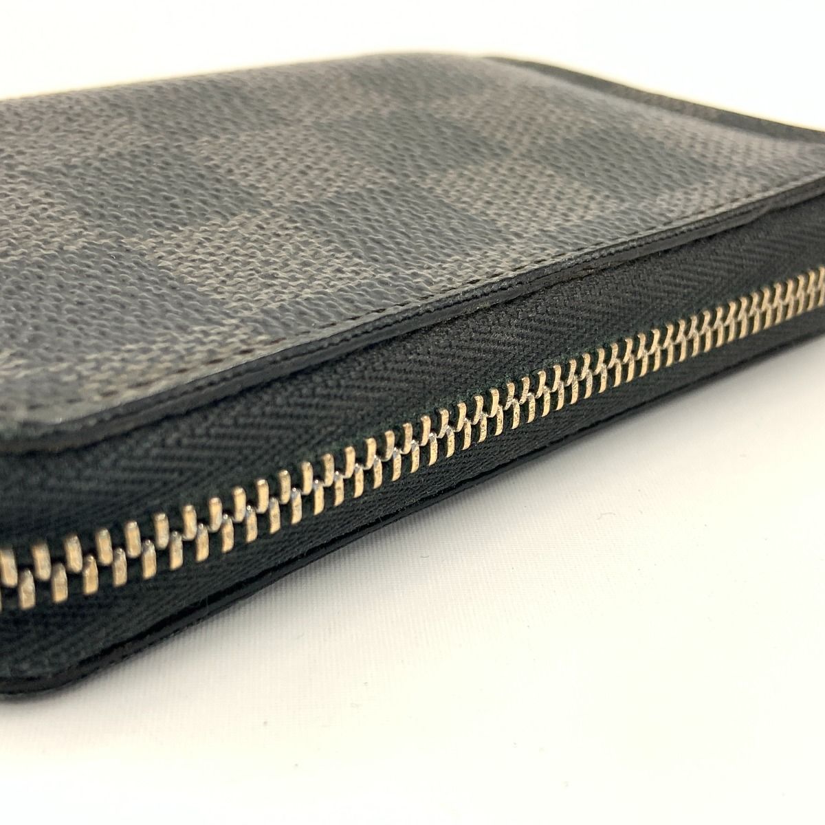 Louis Vuitton Mie Graphite Zippy Coin Purse Coin Case N63076 Black