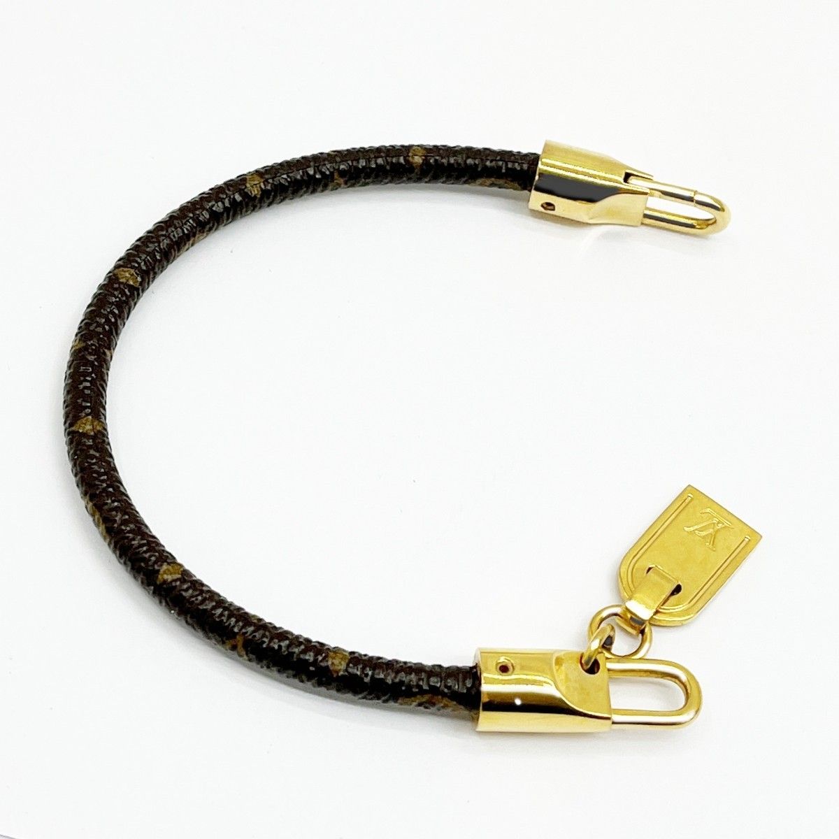 Louis Vuitton Monogram Bra Scuff Bracelet Ca0142 Brown