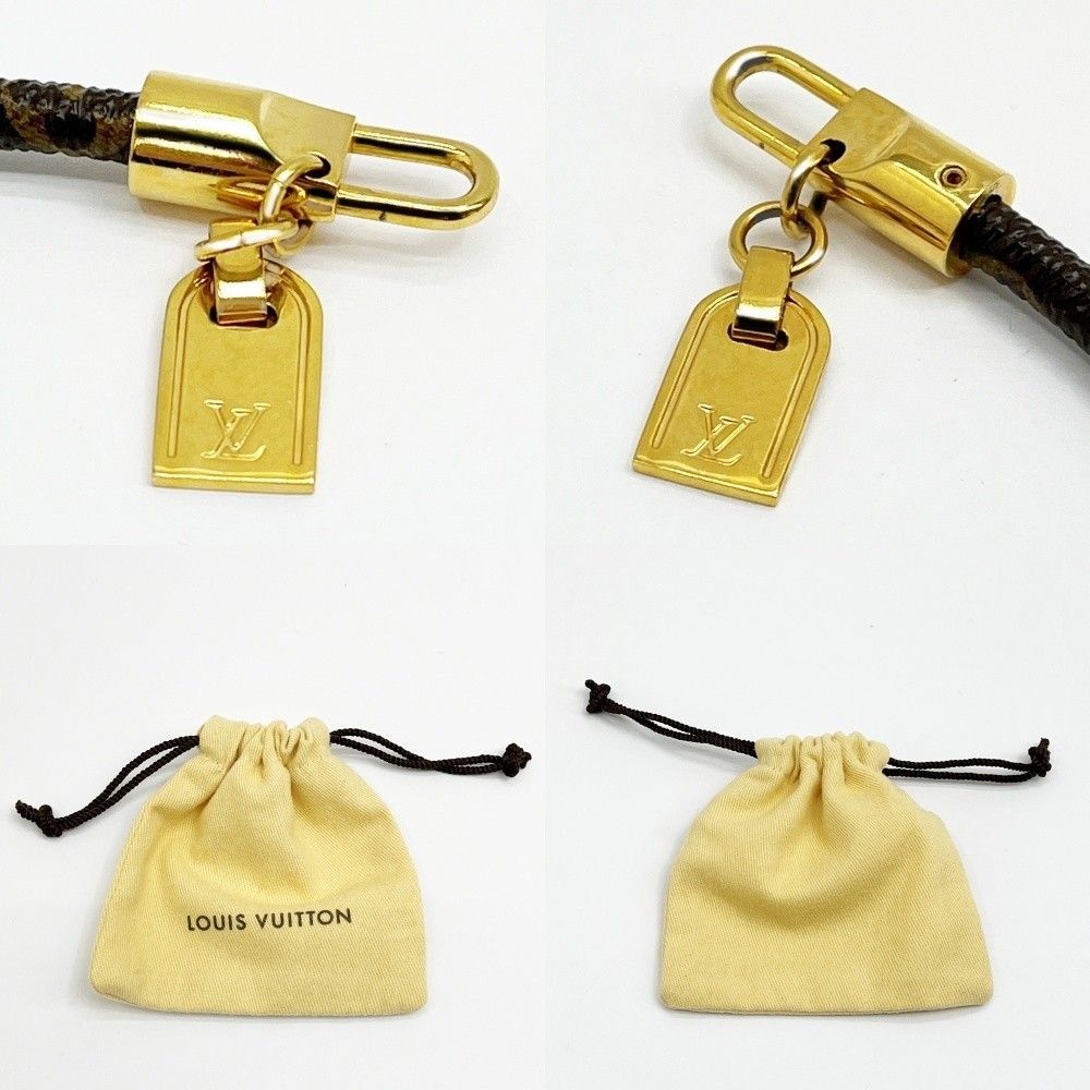 Louis Vuitton Monogram Bra Scuff Bracelet Ca0142 Brown