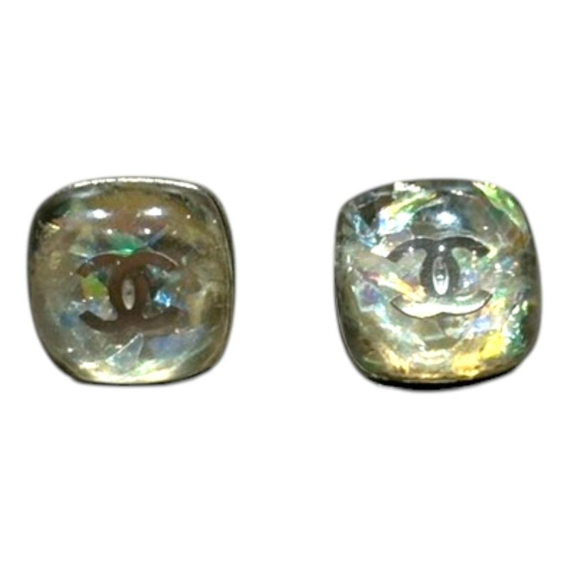 Chanel 06P Clear Earrings Women's - ONE SIZE