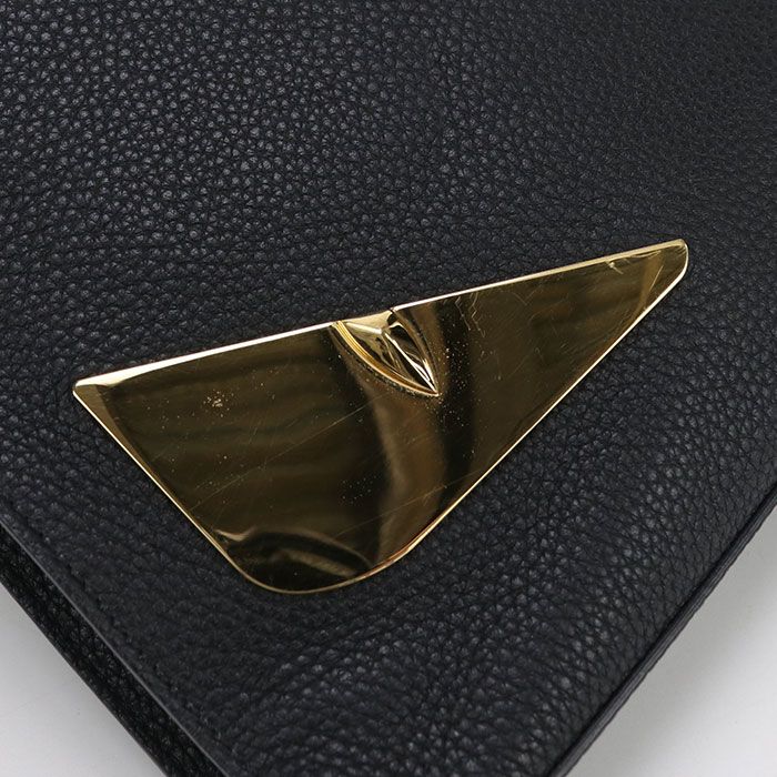 Fendi Bug's Eye 7va491 A7SR Clutch Bag Leather Women