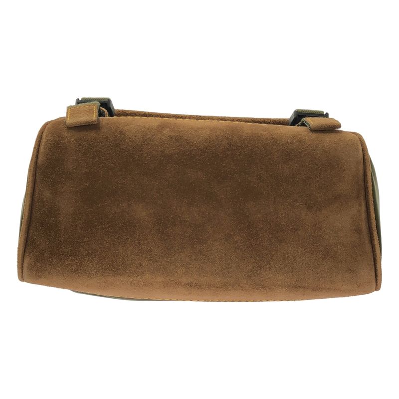 Prada - 2025ss - Re-nylon Nylon Suede Medium Shoulder Bag - Khaki Brown - Men's