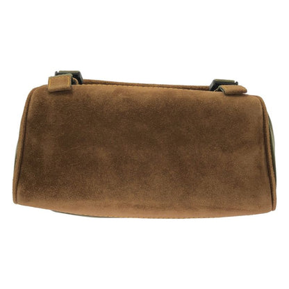 Prada - 2025ss - Re-nylon Nylon Suede Medium Shoulder Bag - Khaki Brown - Men's