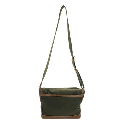 Prada - 2025ss - Re-nylon Nylon Suede Medium Shoulder Bag - Khaki Brown - Men's