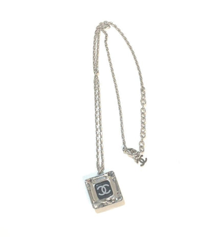 Cahnel Chanel Square Cube COCO Mark Necklace : Y3163
