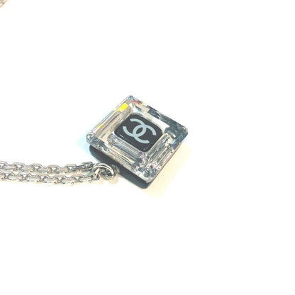 Cahnel Chanel Square Cube COCO Mark Necklace : Y3163
