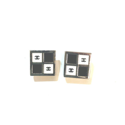 Chanel Coco Mark Square Earrings : Y3164
