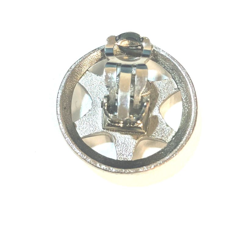 Chanel COCO Mark Button Earrings : Y3166