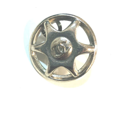 Chanel COCO Mark Button Earrings : Y3166