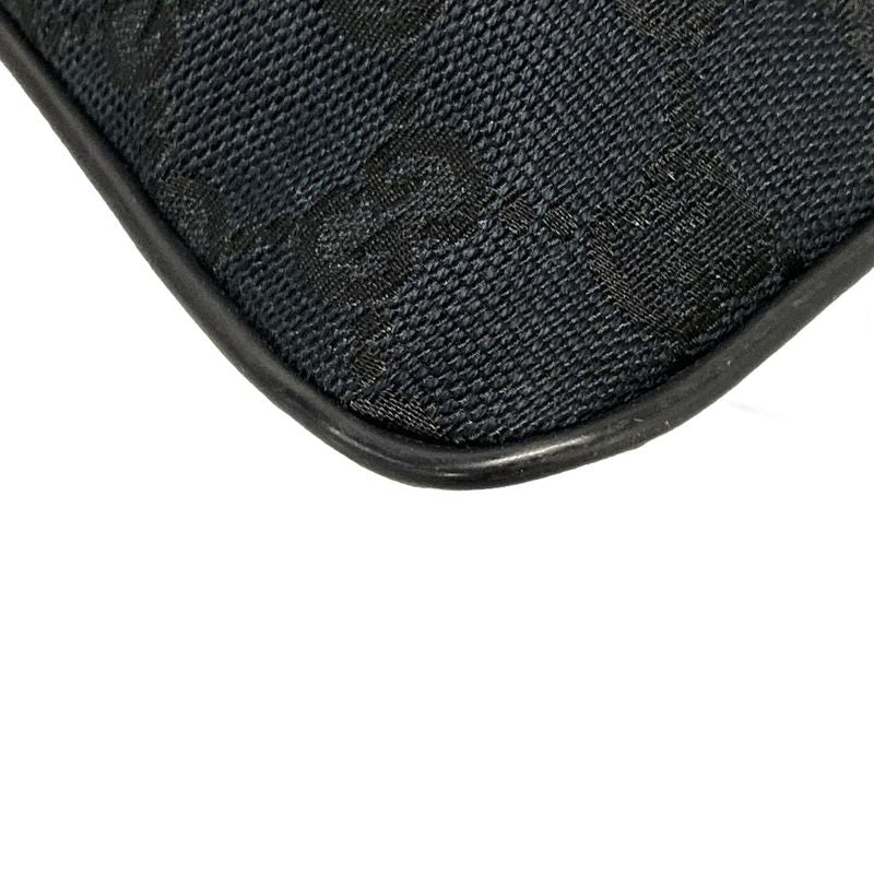 Gucci Shoulder Bag GG Pattern Sherry (web) 146309 Black Green And Red Leather