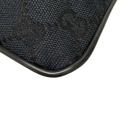 Gucci Shoulder Bag GG Pattern Sherry (web) 146309 Black Green And Red Leather