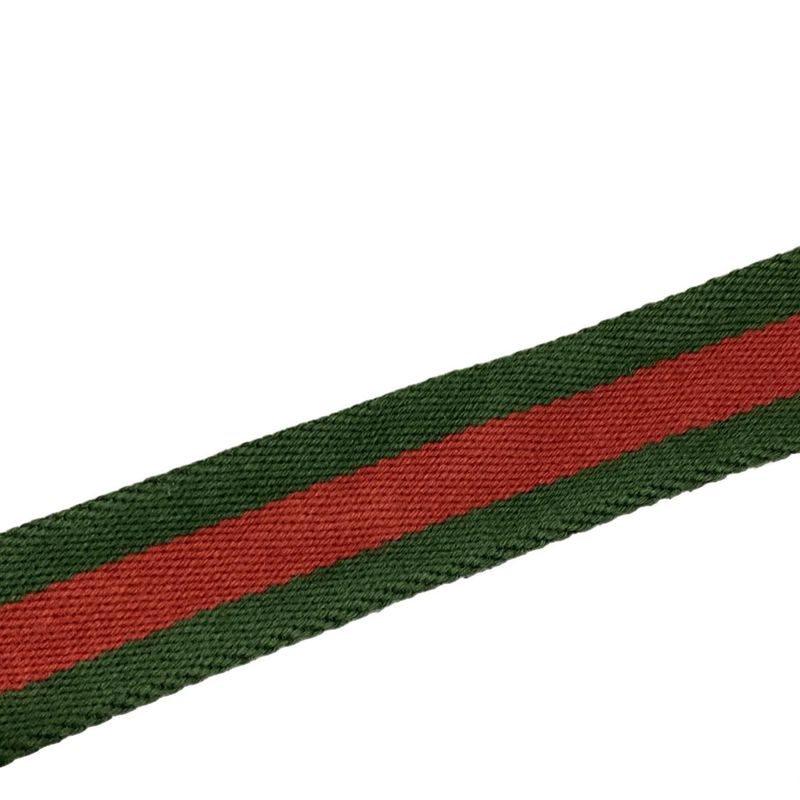 Gucci Shoulder Bag GG Pattern Sherry (web) 146309 Black Green And Red Leather