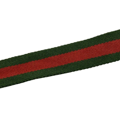 Gucci Shoulder Bag GG Pattern Sherry (web) 146309 Black Green And Red Leather