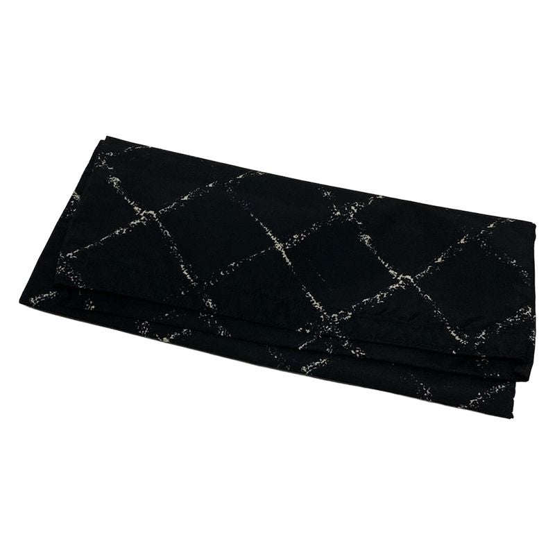 Chanel Tote Bag Old Travel Line A11833 Black And White Silver Hardware