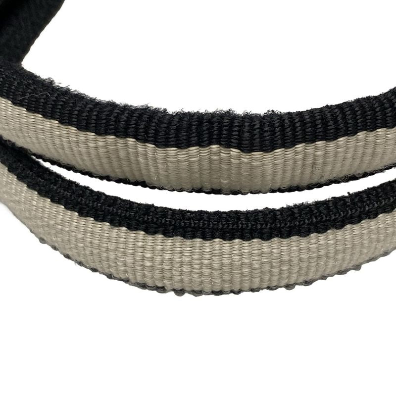 Chanel Tote Bag Old Travel Line A11833 Black And White Silver Hardware