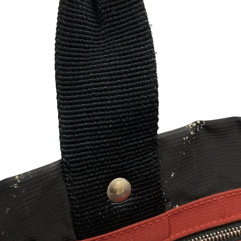 Chanel Tote Bag Old Travel Line A11833 Black And White Silver Hardware