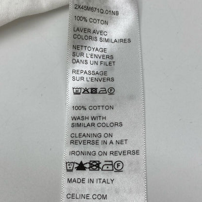 Celine White 2x45m671q.01nb T-shirt XL