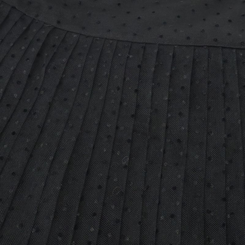 Christian DIOR Black 7e21305a1810 Dotted Skirt 38