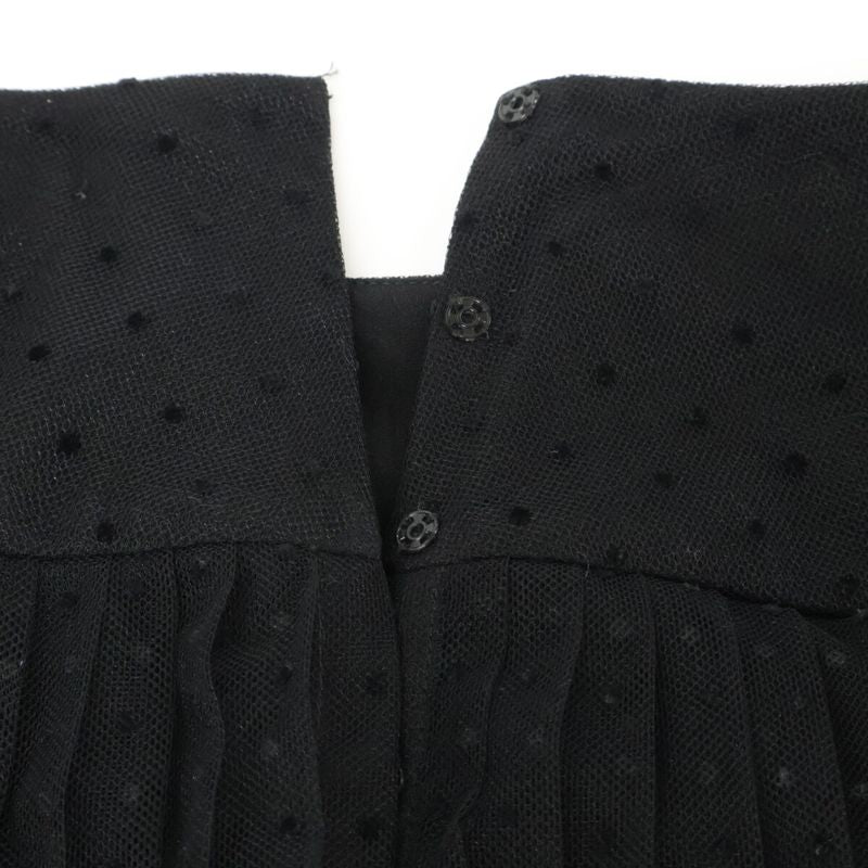 Christian DIOR Black 7e21305a1810 Dotted Skirt 38