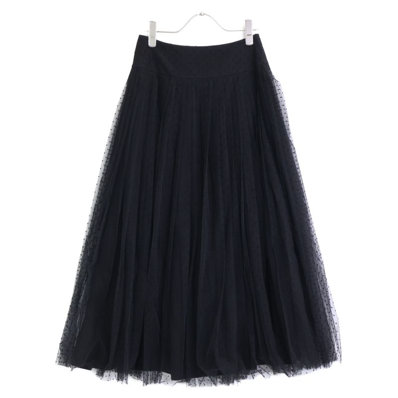 Christian DIOR Black 7e21305a1810 Dotted Skirt 38