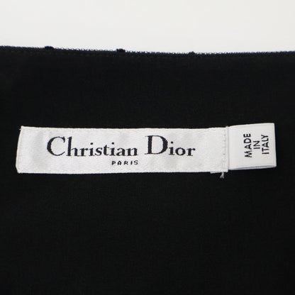 Christian DIOR Black 7e21305a1810 Dotted Skirt 38